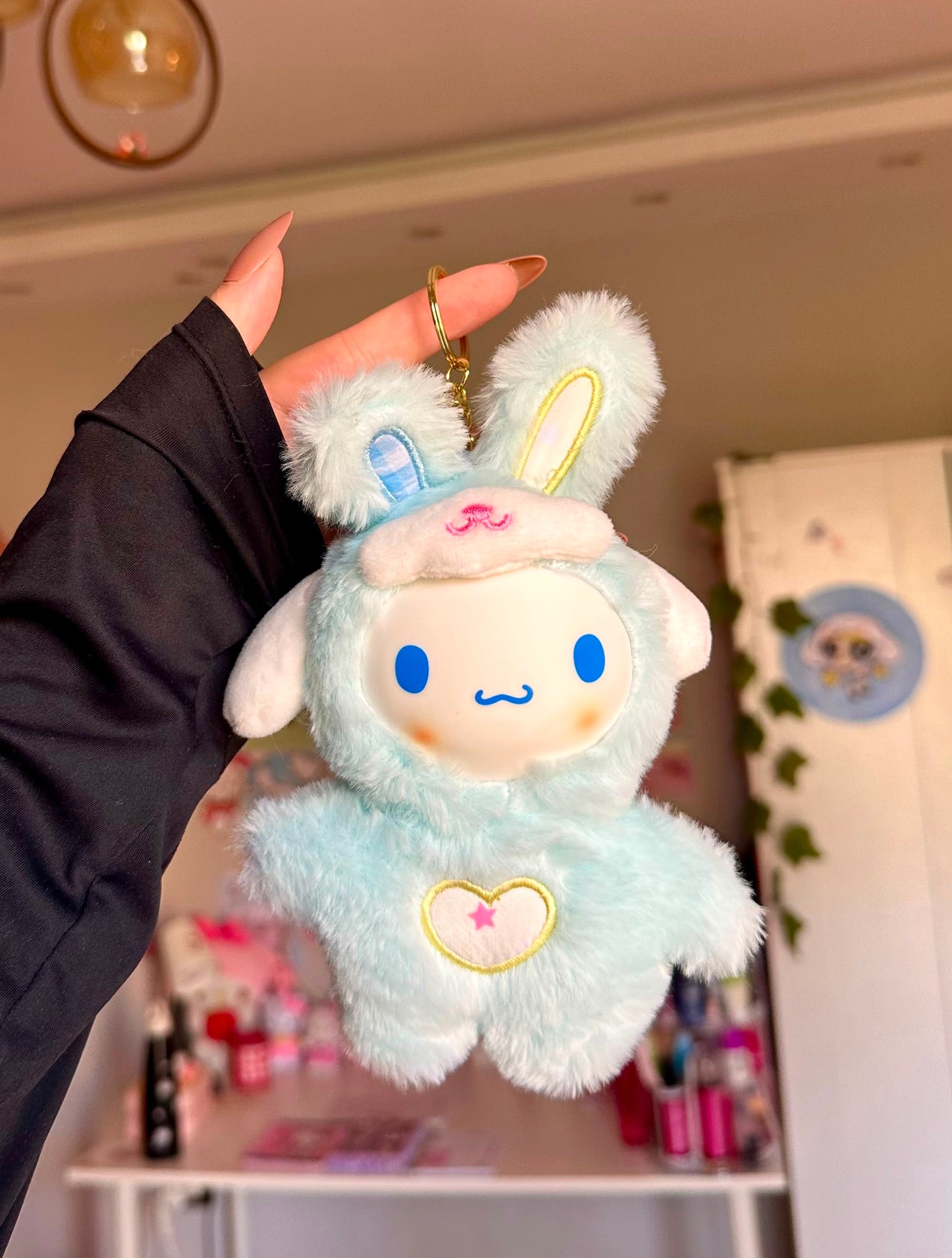 cinnamoroll keychain plushie