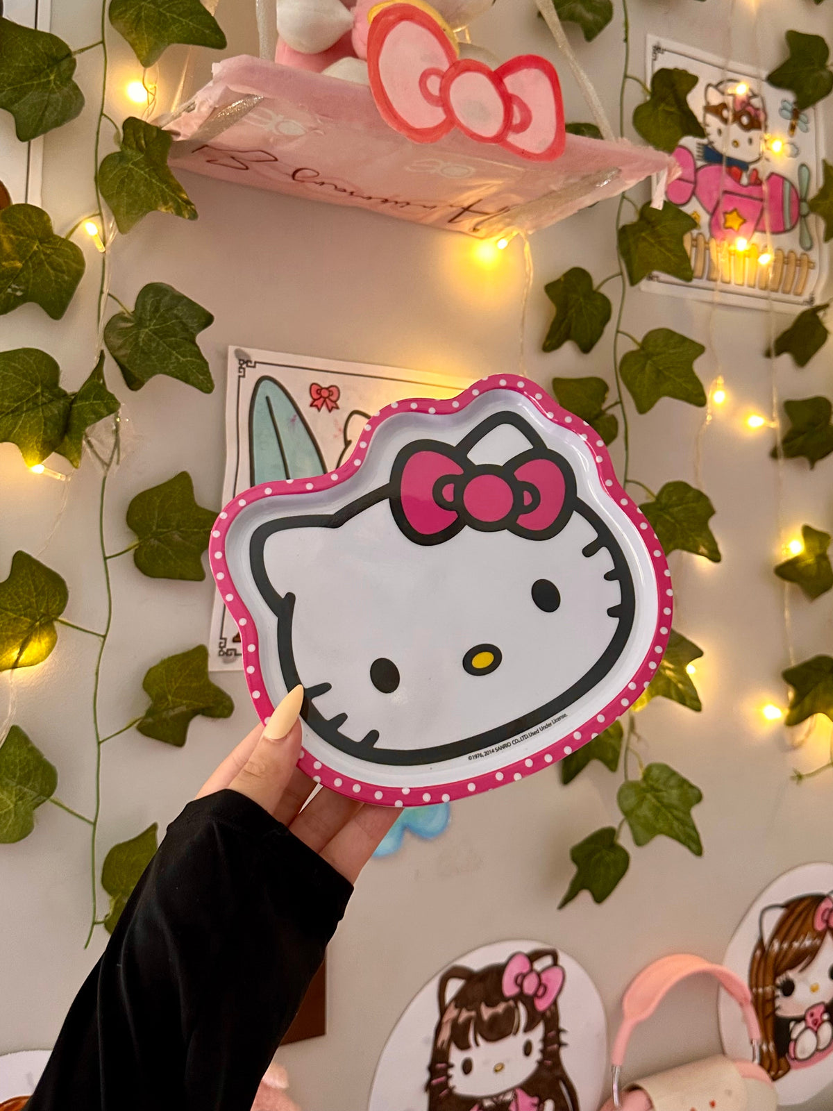 Hello Kitty Plastic Plate